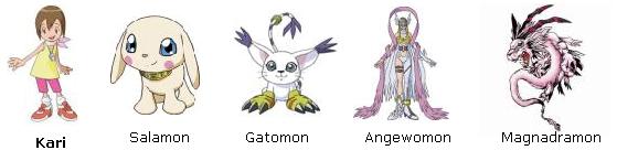 digimon season 1 evolution chart